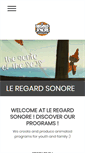 Mobile Screenshot of leregardsonore.com
